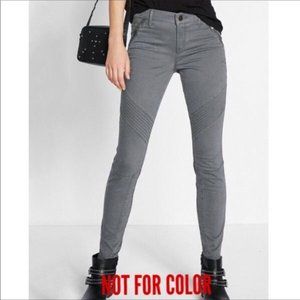 NWT Express Black Mid Rise Moto Legging Jeans